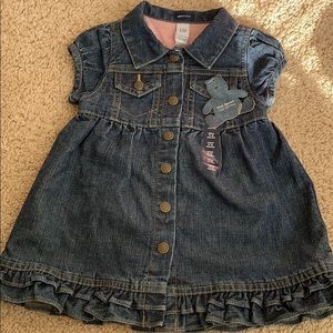 Infant denim dress
